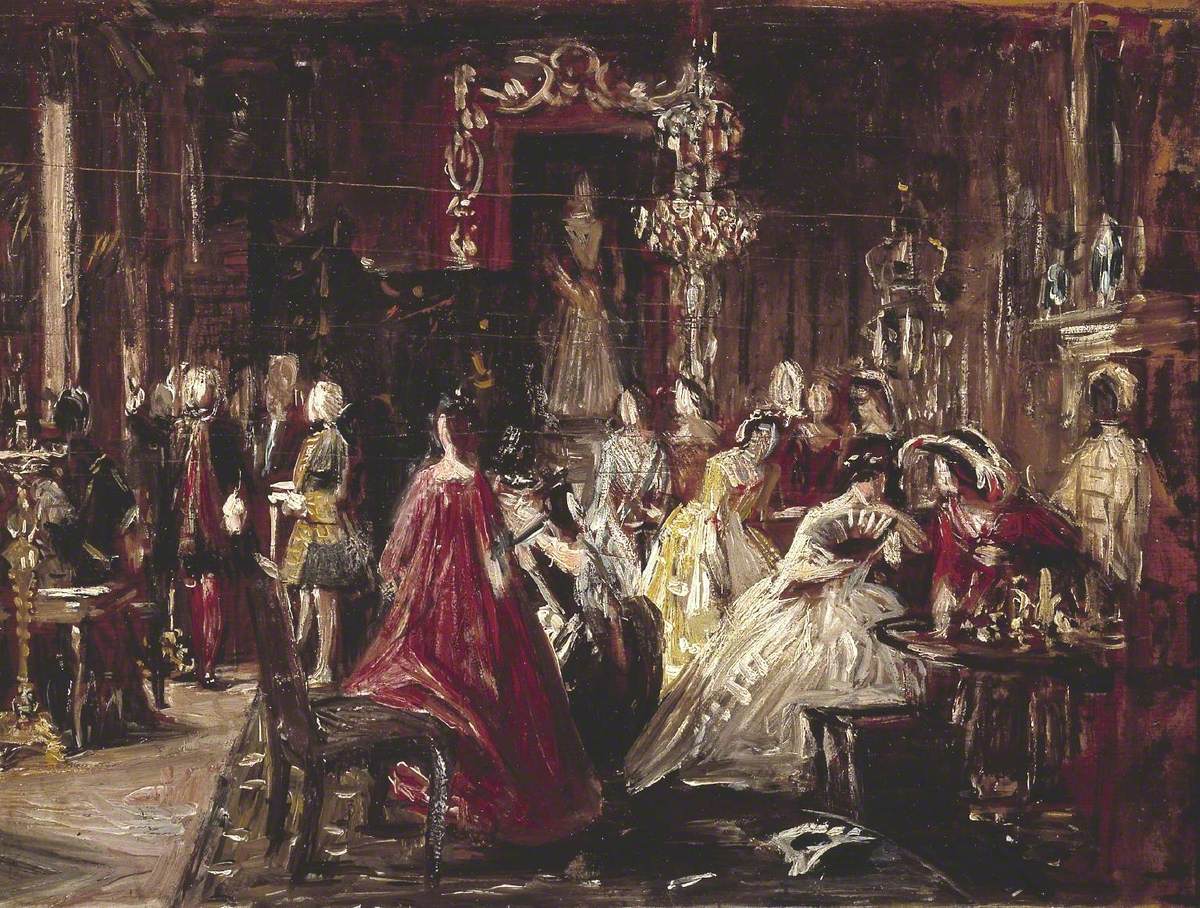 Charles Robert Leslie, Sketch for ‘The Rape of the Lock’