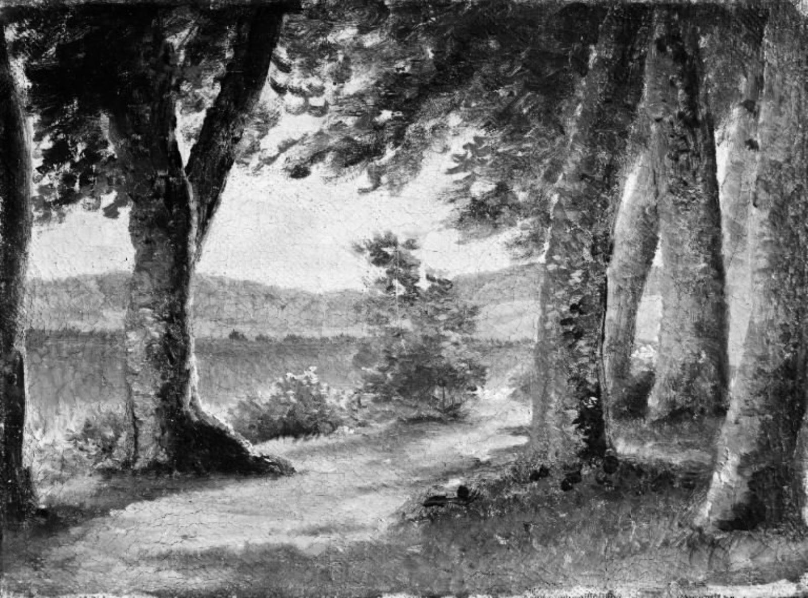 C.W. Eckersberg, Et lille skovparti
