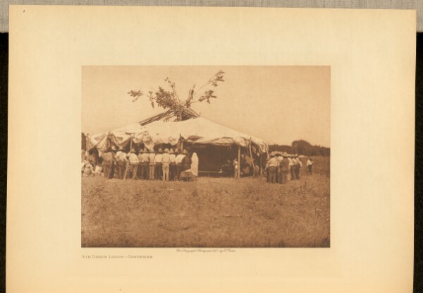 Edward S. Curtis, Sun Dance Lodge - Cheyenne