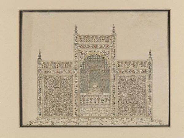 Unknown, Sixty drawings of Mughal monuments and architectural details.