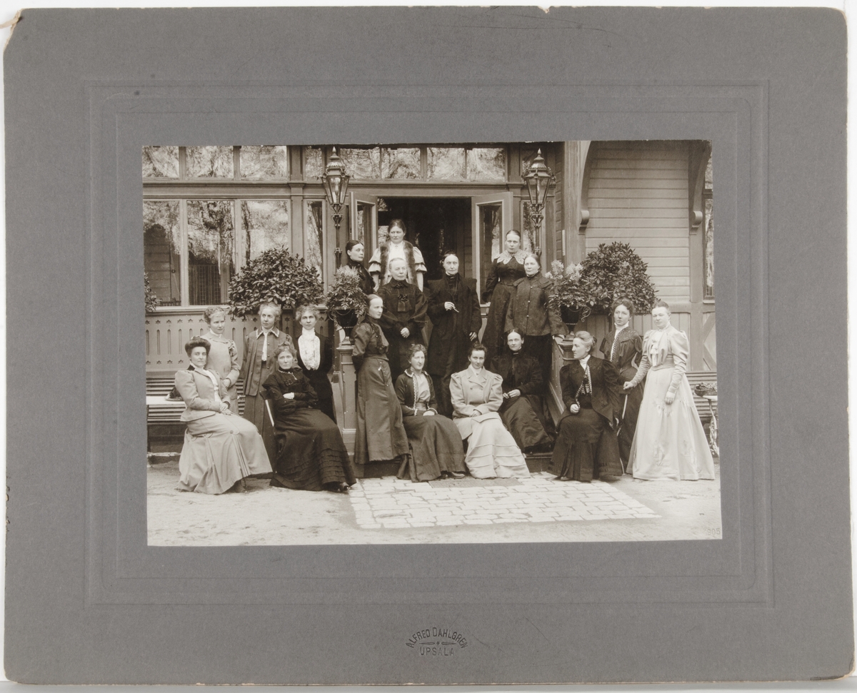 Alfred Dahlgren, Kollegiet vid flickskolan i Uppsala 1905