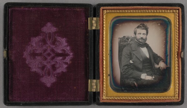 Unknown, [Portrait of a Seated, Bearded Man]