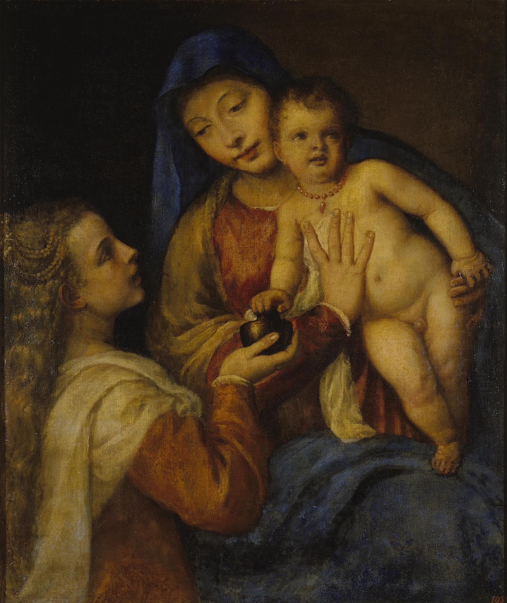 Titian, Madonna and Child with Mary Magdalene