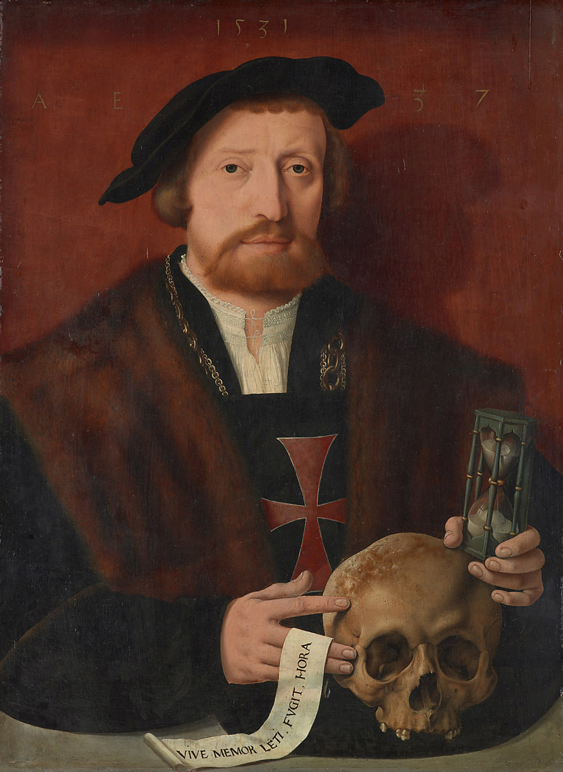 Bartholomaeus Bruyn the Elder, Portrait of a knight