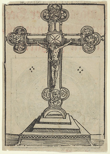 Lucas Cranach the Elder, A Silver-Gilt Cross with Christ Crucified, from the Wittenberg Reliquaries