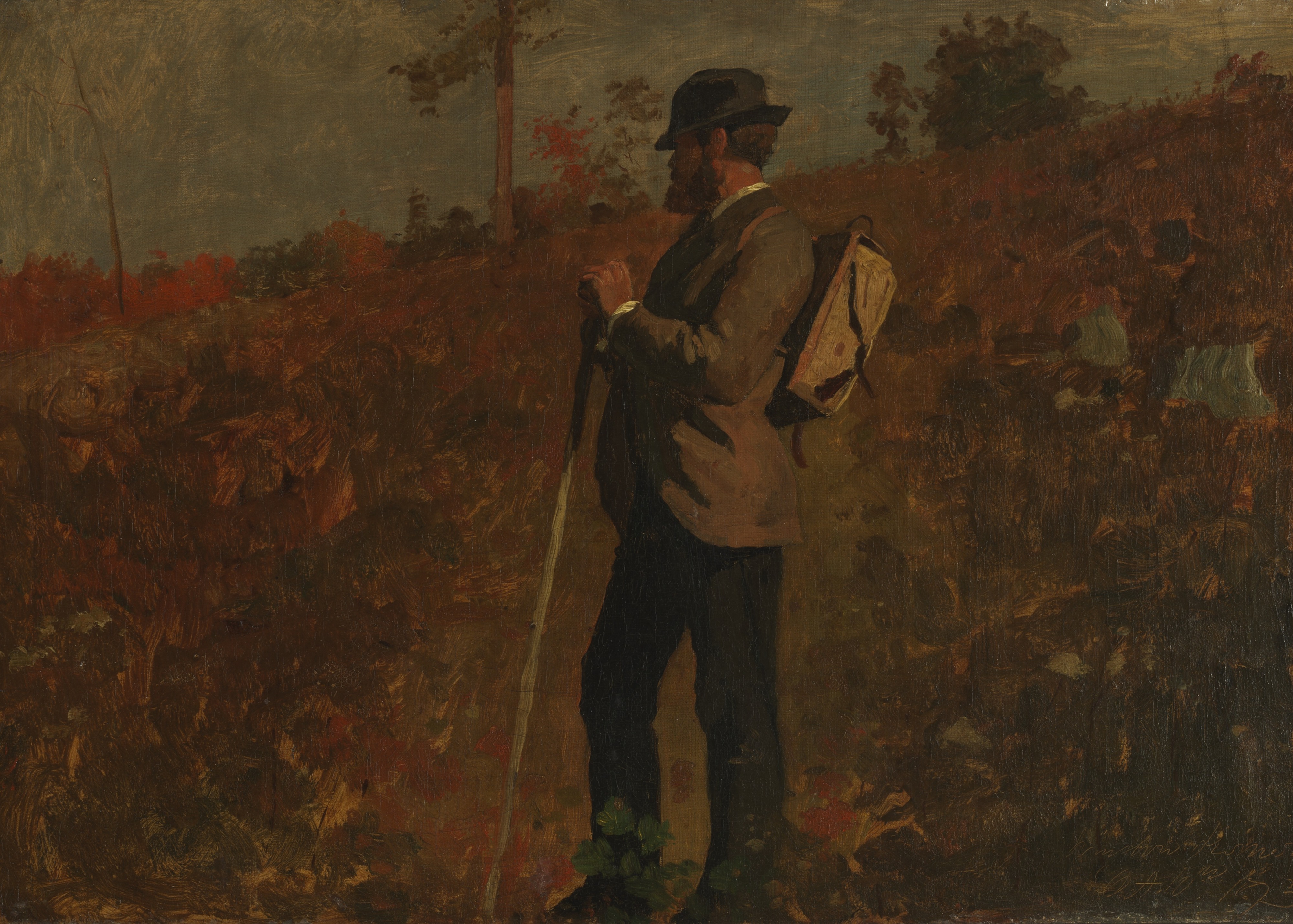 Winslow Homer, Man with a Knapsack