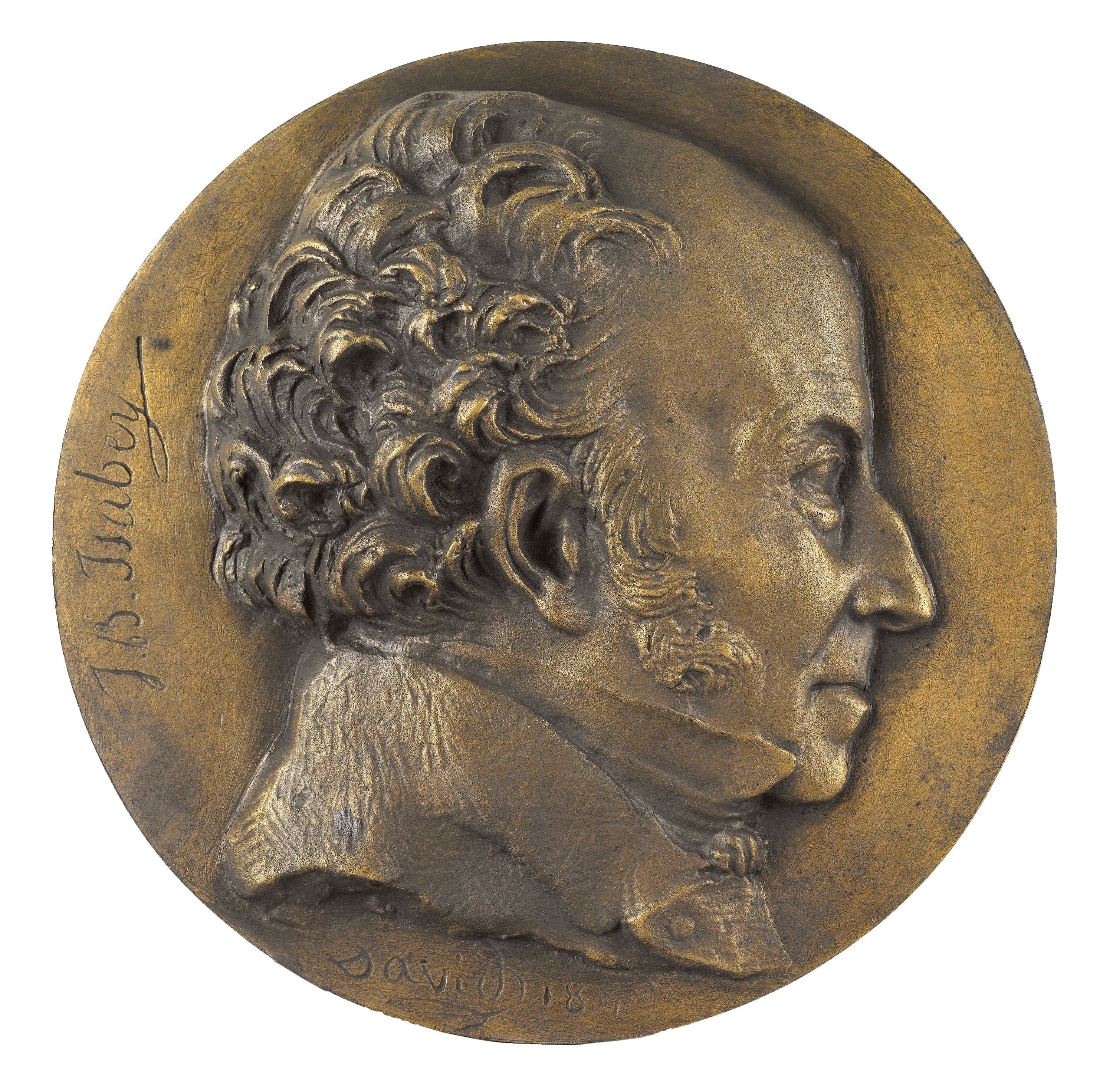 David d'Angers, Portrait de Jean-Baptiste Isabey (1767-1855), peintre et miniaturiste