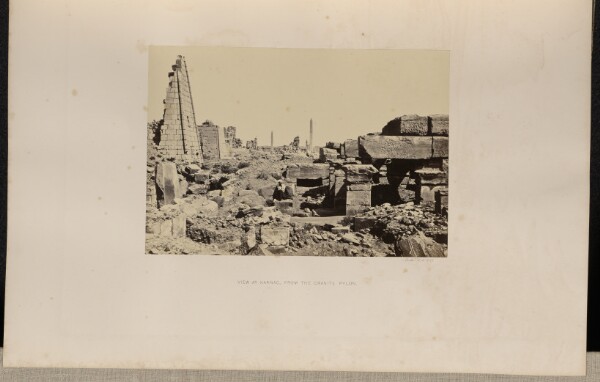 Francis Frith, View at Karnac, from the Granite Pylon