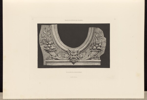 Édouard Baldus, Escalier de la Bibliothêque