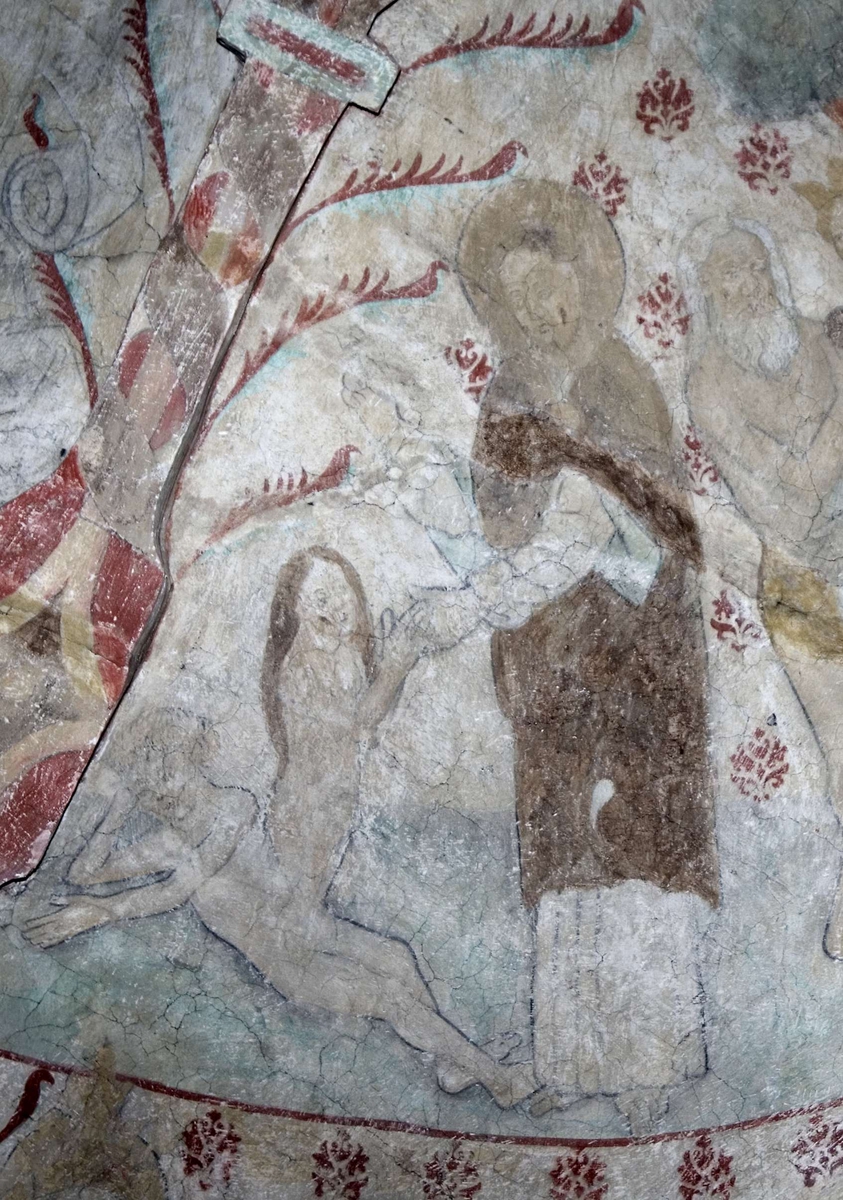 Bengt Backlund, Lime painting in the Church of the Baltic, Uppland 2009