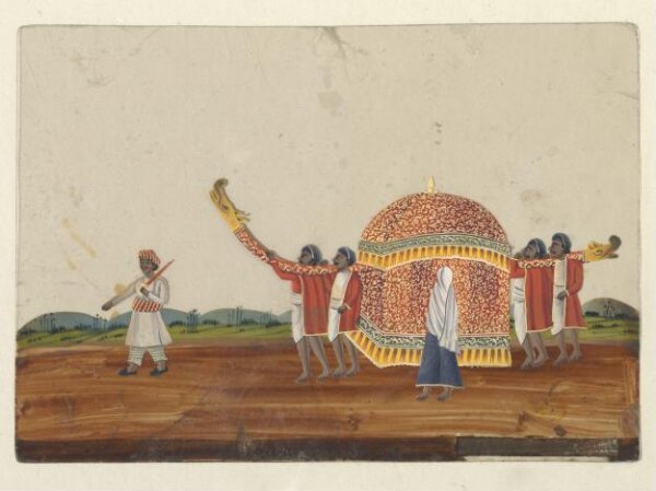 Unknown, One of forty paintings illustrating modes of transport, occupations, entertainers, ascetics and Muharram subjects.