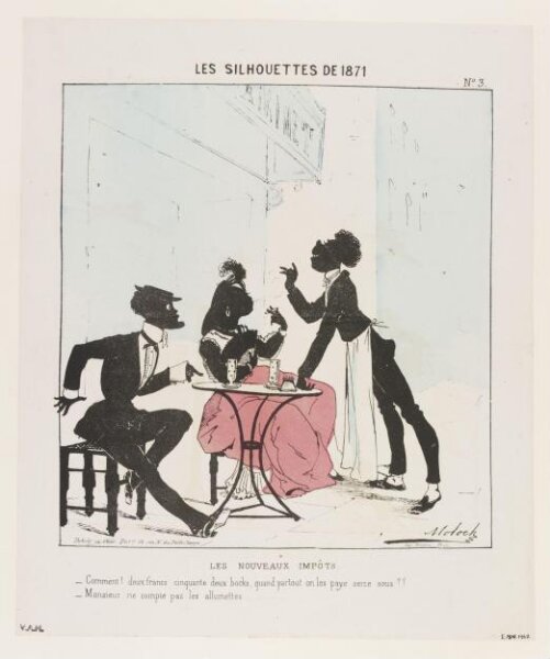 Colomb, B. (Moloch), Les Silhouettes De 1871