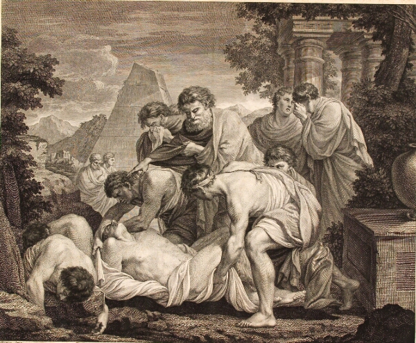J.F. Clemens, Tobias lader i pestens tid de døde begrave