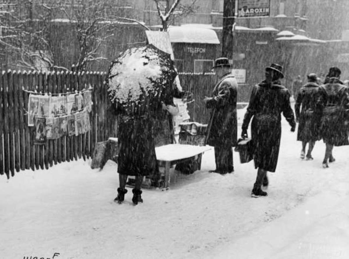 Anders Beer Wilse, Avissalg, Oslo, 1941