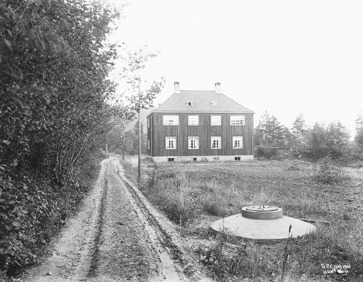 Anders Beer Wilse, Prot: Dalen Portland Cement, Brevik Tekst på bildet: D.P.C. okt 1918