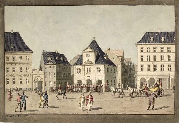 C.W. Eckersberg, Kongens Nytorv med Hovedvagten