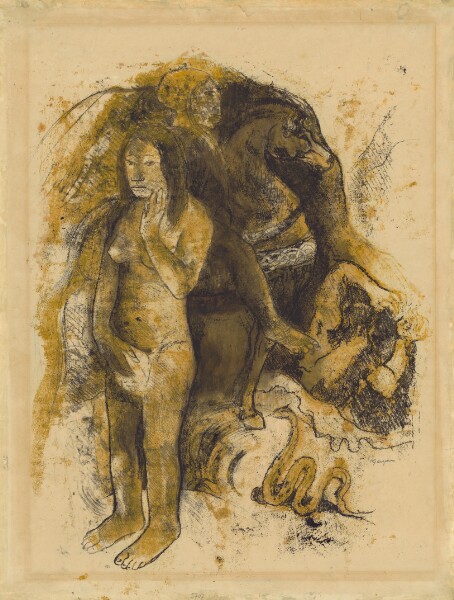 Paul Gauguin, Eve ['The Nightmare'] (recto); Eve ['The Nightmare'] (verso)