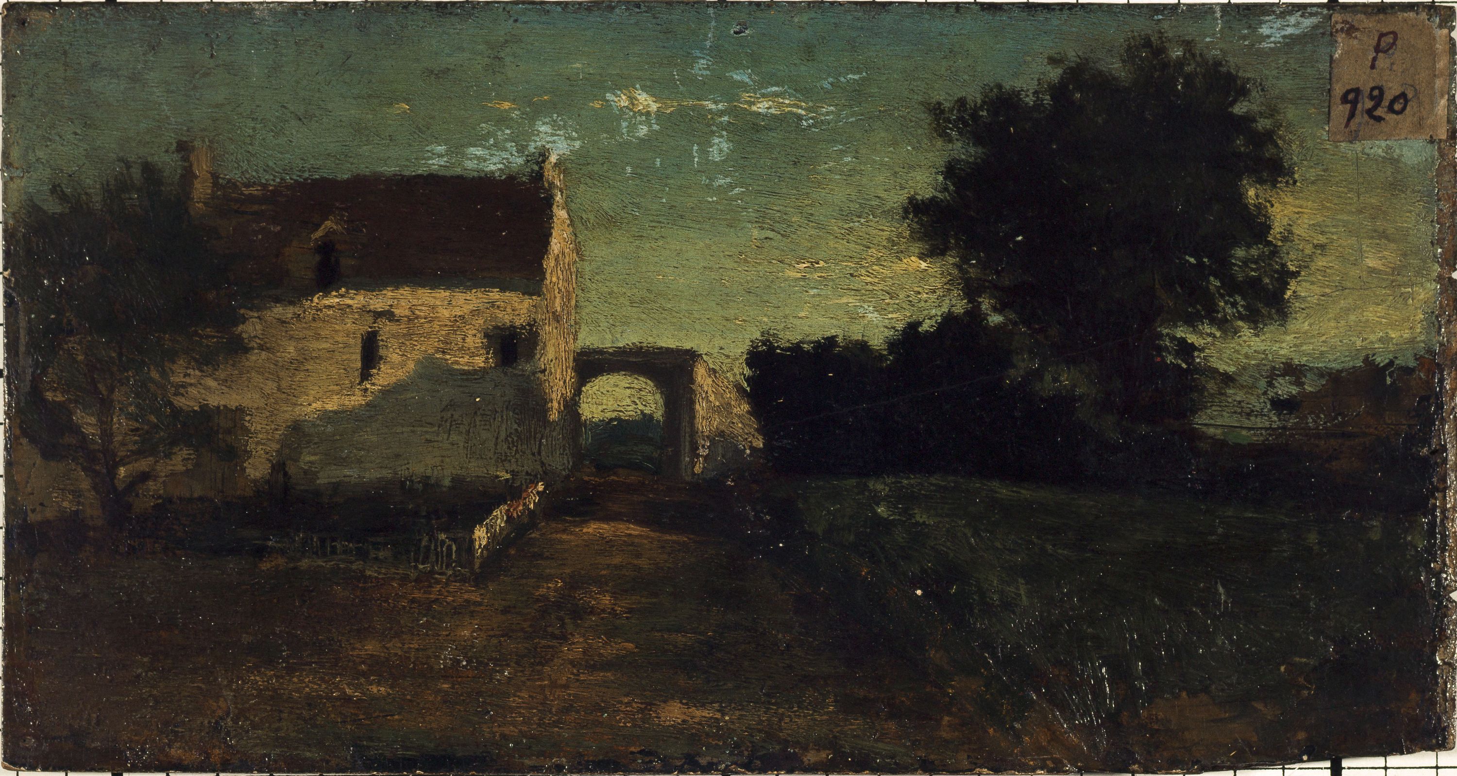 Anonyme, La porte de Clamart (?), vers 1850.