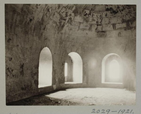 K.A.C. Creswell, Interior of half-round tower in the North Wall, Cairo