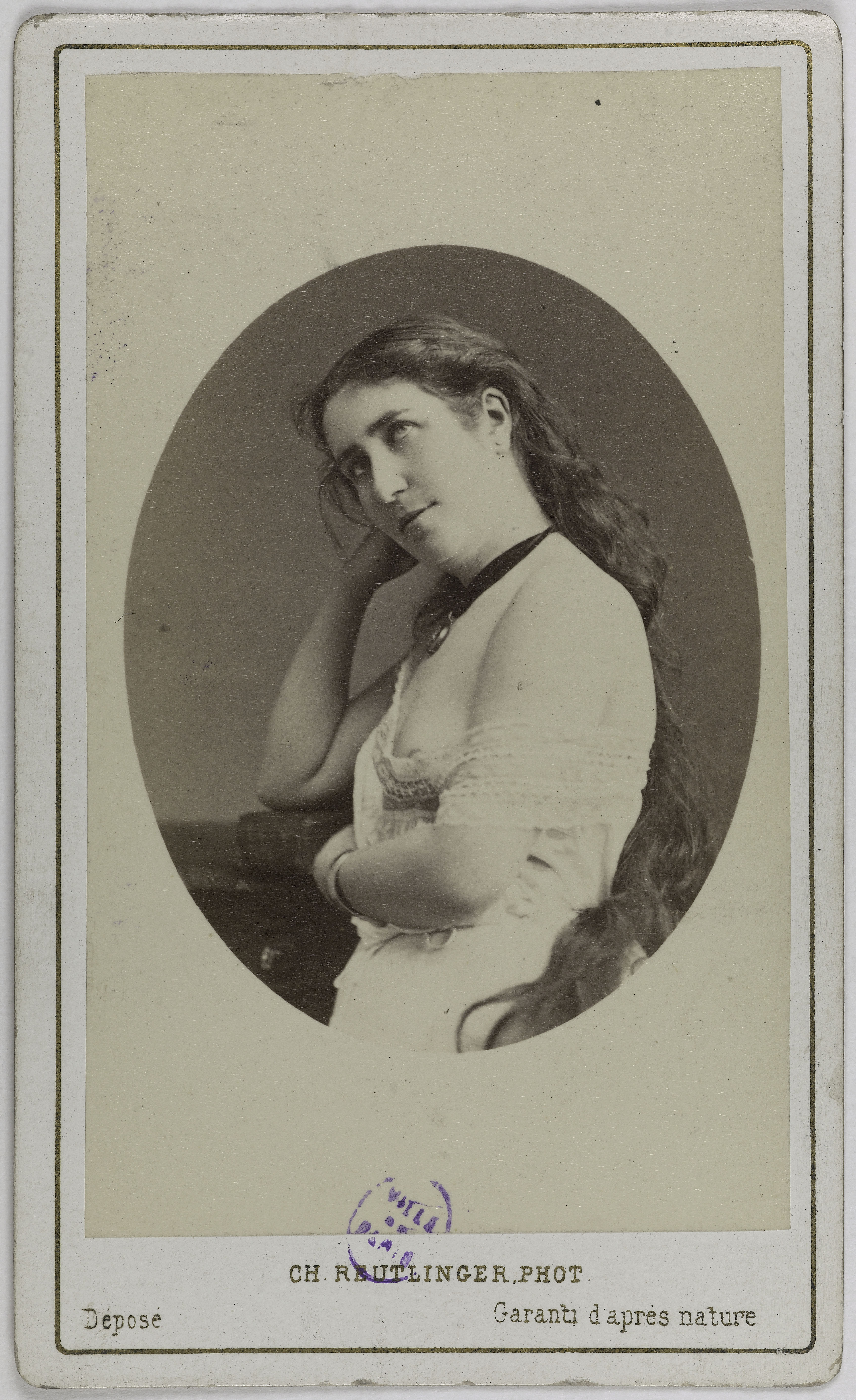 Charles Reutlinger, Portrait de Perrot Marthe (?), (actrice)