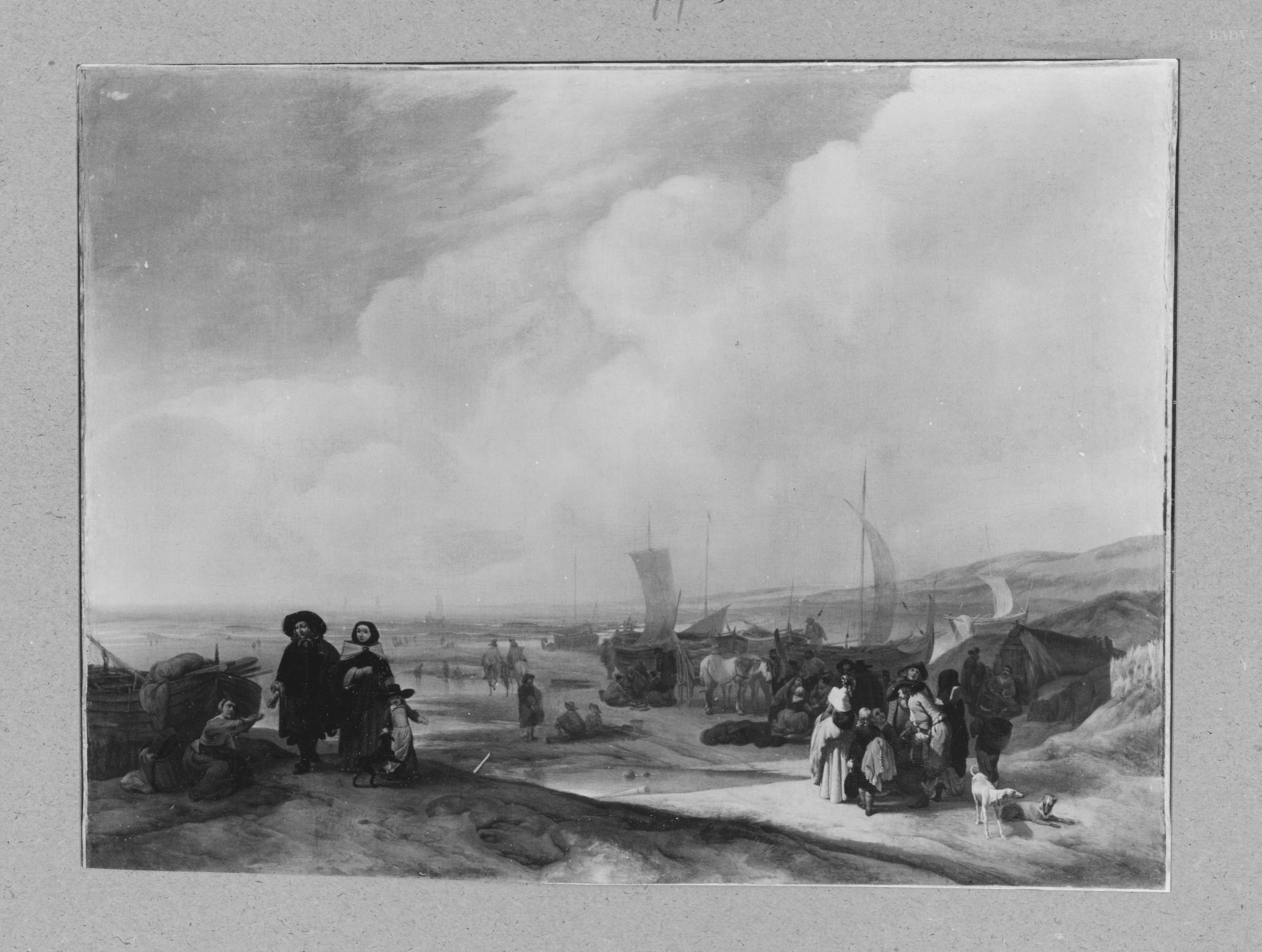 Jacob Esselens, on the sea-side