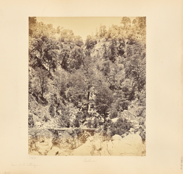 Samuel Bourne, Dalhousie; View at the Five Bridges