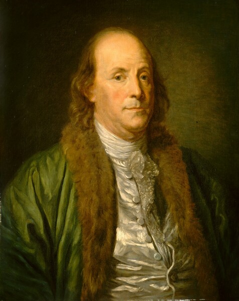after Jean-Baptiste Greuze, Benjamin Franklin