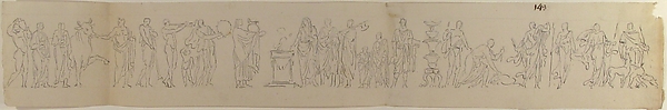 Anonymous, French, 18th century, Sacrificial Procession