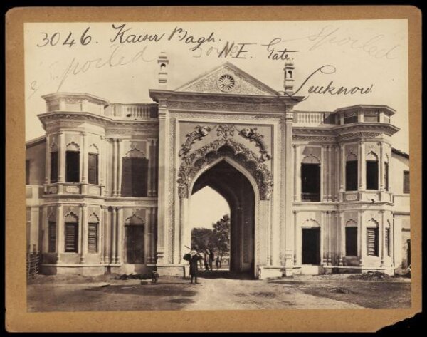 Francis Frith, Kaiser Bagh.  N.E. Gate.  Lucknow
