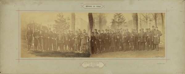 André Adolphe-Eugène Disdéri, Garde Nationale, 66e Bataillon, Commandant: Kernen