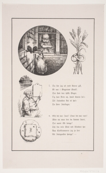 F. Hendriksen, Illustration til Johan Krohn, "Peters jul"