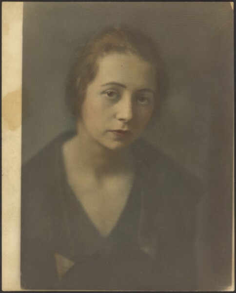 Louis Fleckenstein, [Portrait of a Young Woman with Crossed Arms]