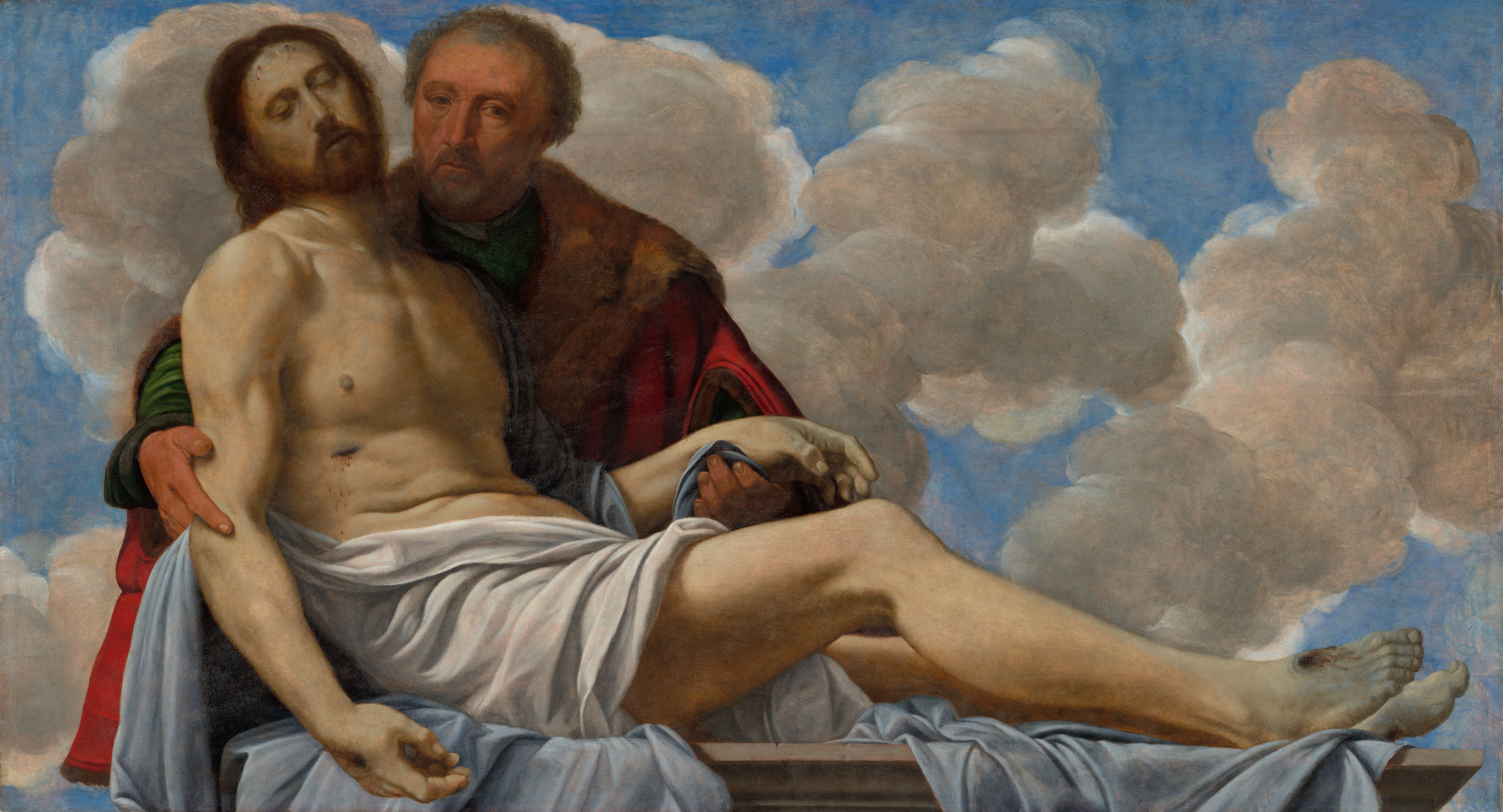 Giovanni Girolamo Savoldo, Christ with Joseph of Arimathea