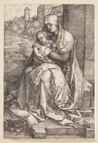 Albrecht Dürer, Madonna, siddende ved en mur