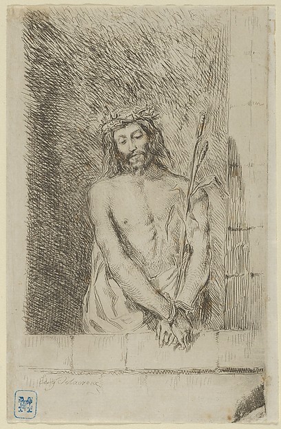 Eugène Delacroix, Ecce Homo (Christ with the Reed)