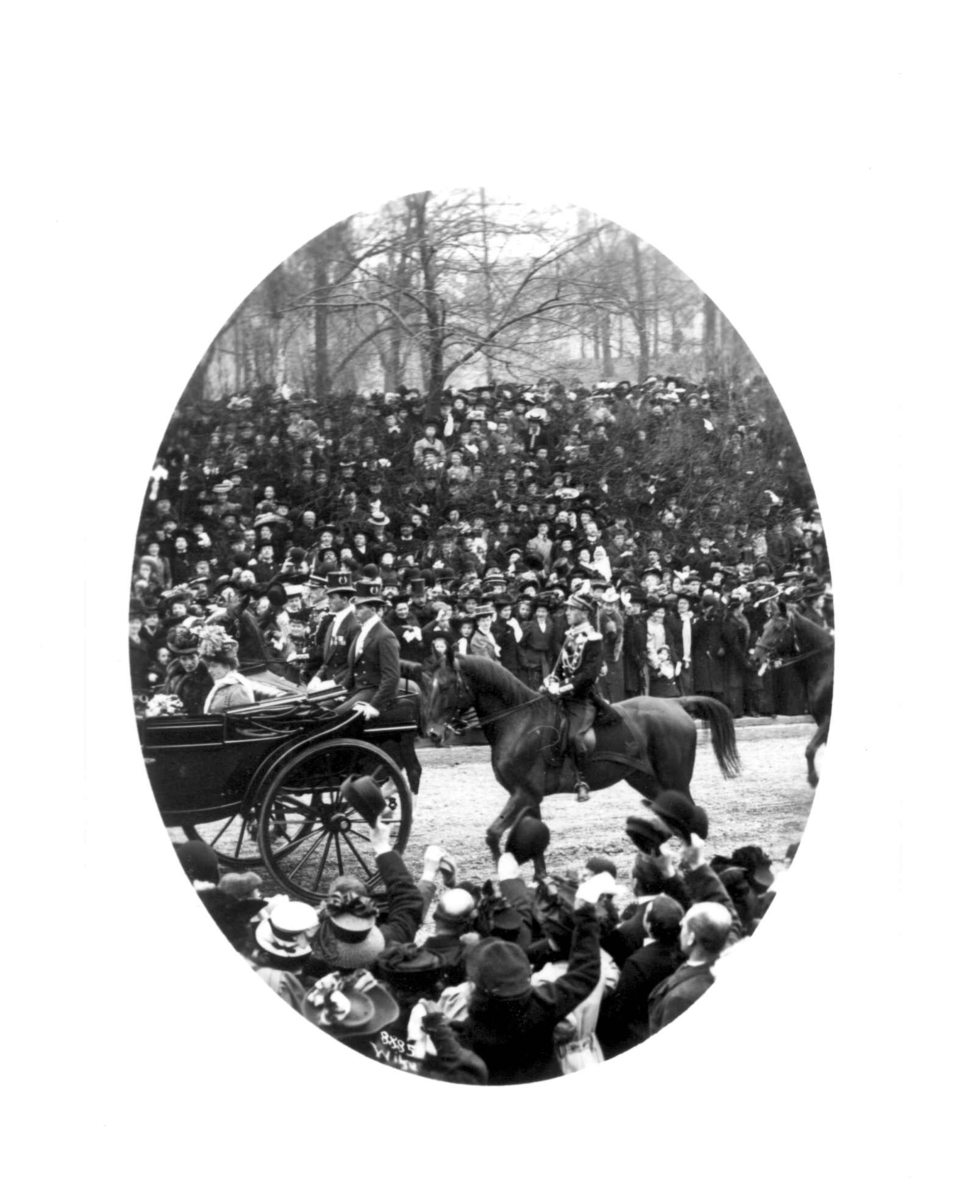 Anders Beer Wilse, Kong Edvards besøk
