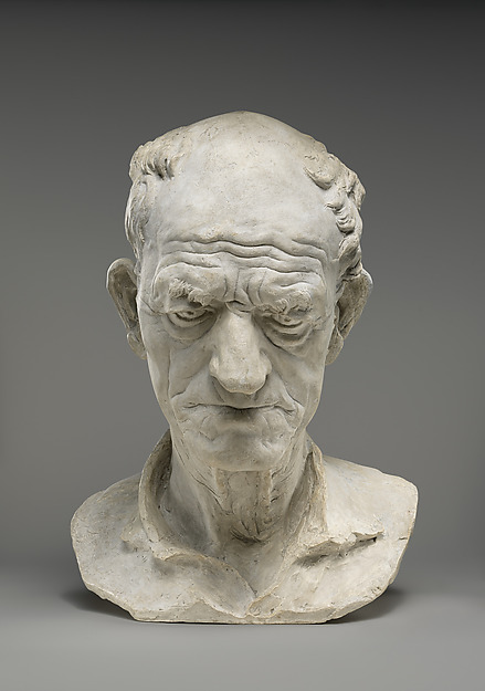 Aimé-Jules Dalou, Head of a Peasant (Tête de paysan)