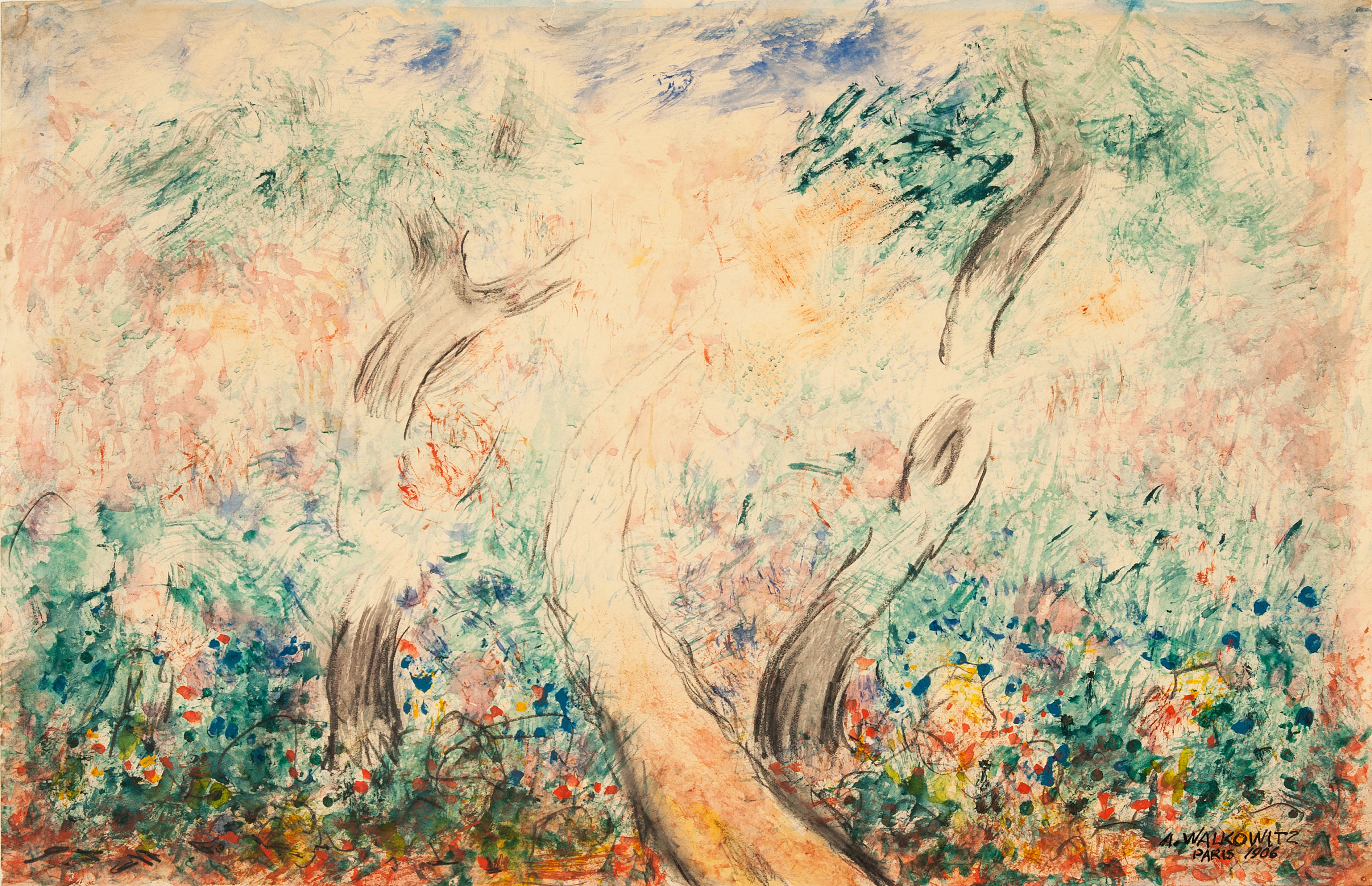 Abraham Walkowitz, The Road, Paris