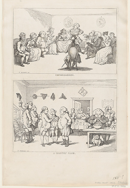 Thomas Rowlandson, Conversazione, and A Country Club