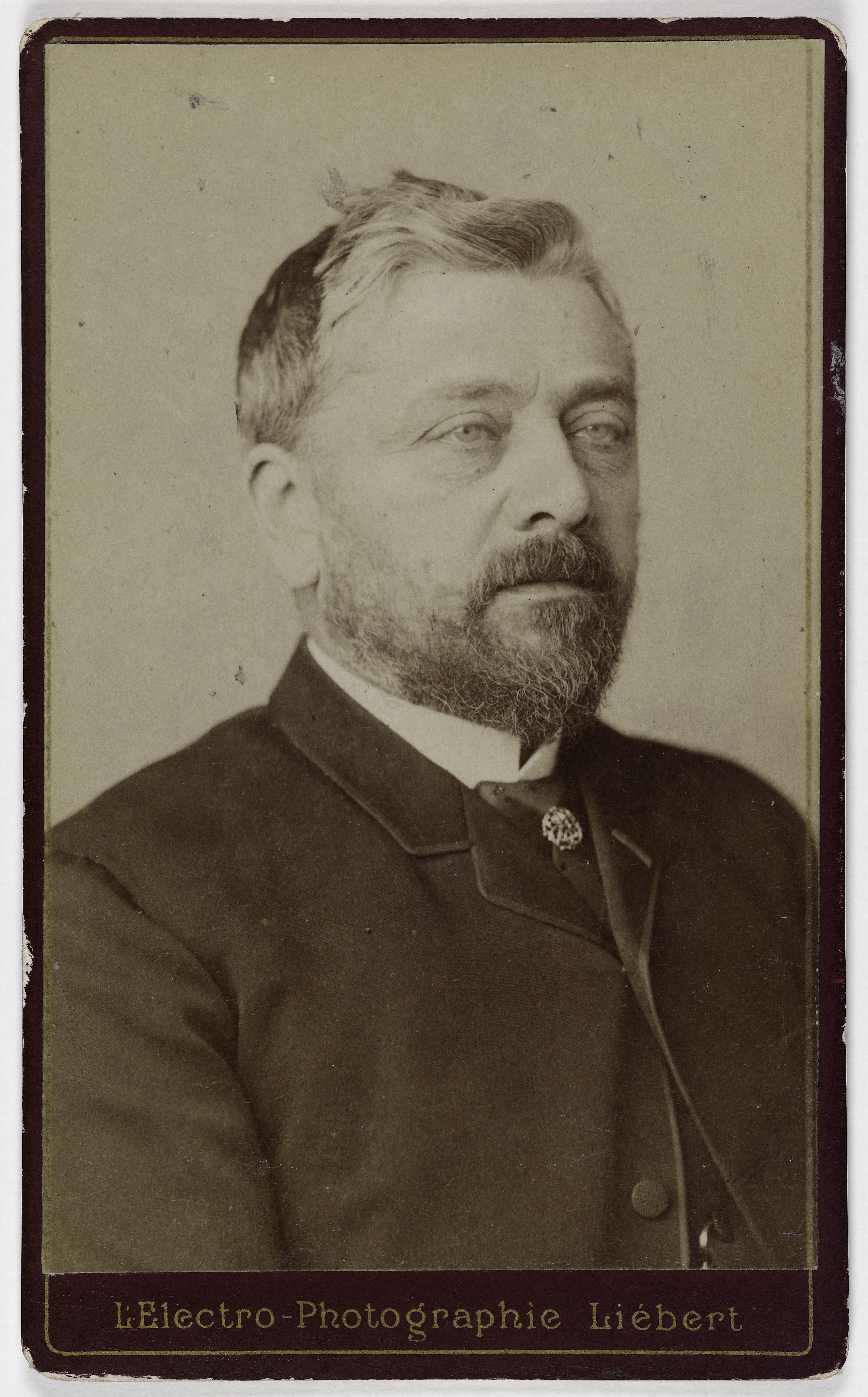 Alphonse Liébert, Portrait d'Alexandre-Gustave Eiffel (1832-1923), ingénieur, constructeur de la Tour Eiffel