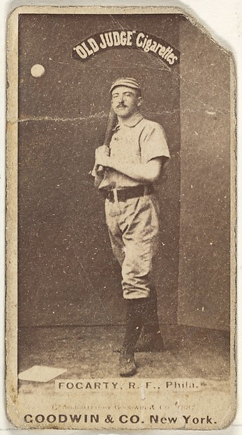 Goodwin & Company, James G. Fogarty, Right Field, Philadelphia, from the Old Judge series (N172) for Old Judge Cigarettes