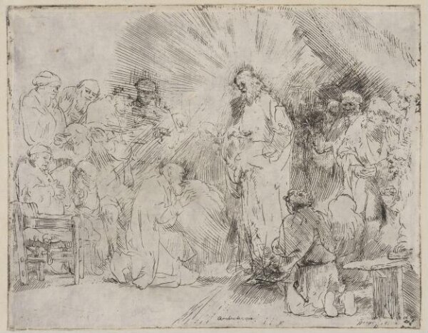 Rembrandt van Rijn, Christ appearing to the Apostles