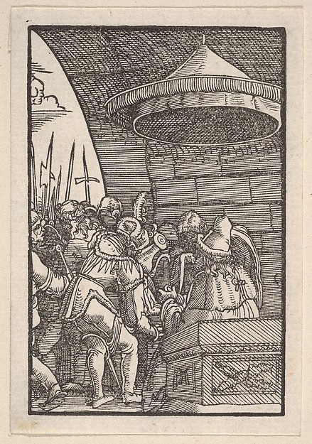 Albrecht Altdorfer, Pilate Washing His Hands, from "The Fall and Salvation of Mankind Through the Life and Passion of Christ"