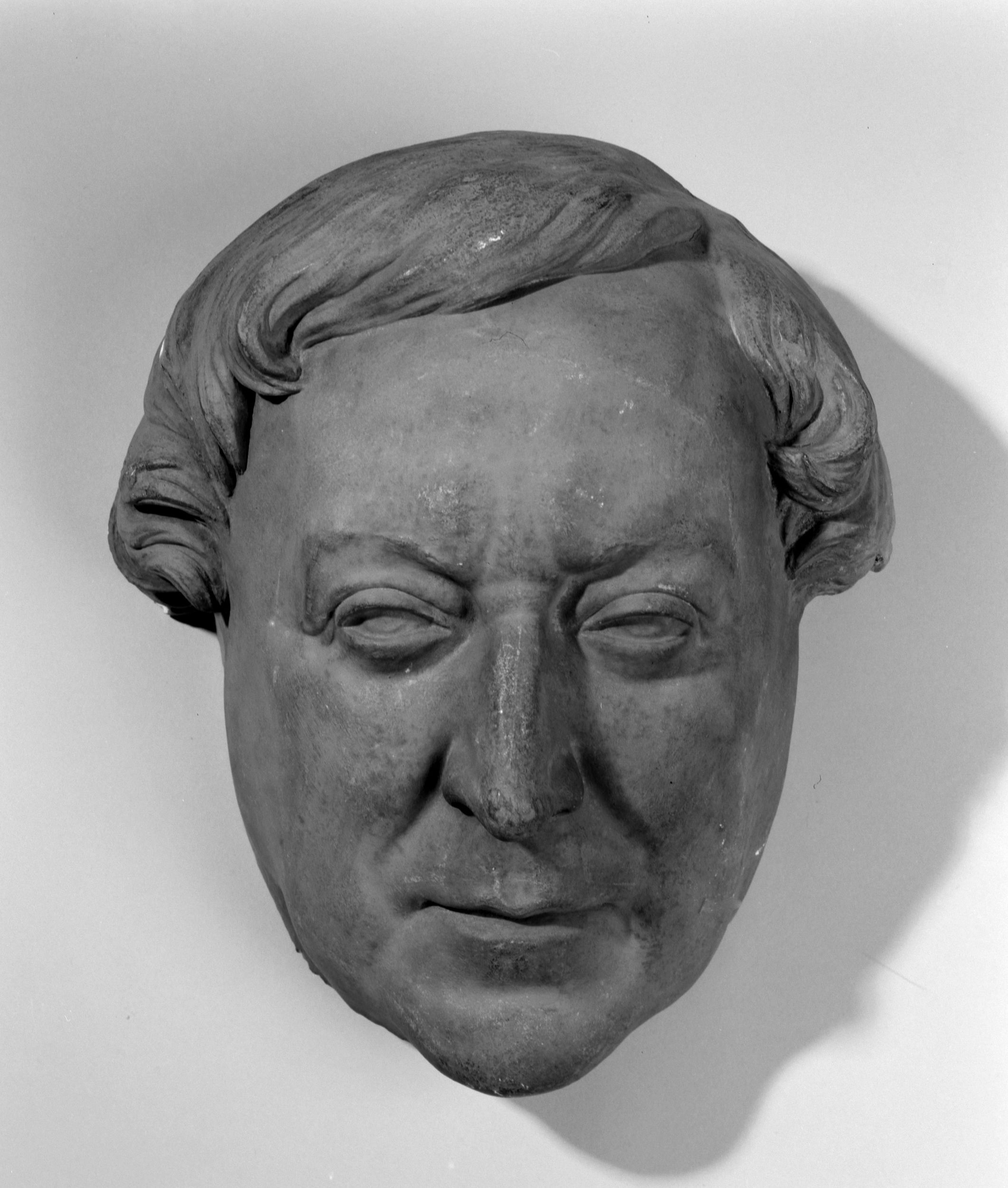 Jean Pierre Dantan, Portrait sérieux de Gioacchino Rossini (1792-1868), compositeur.