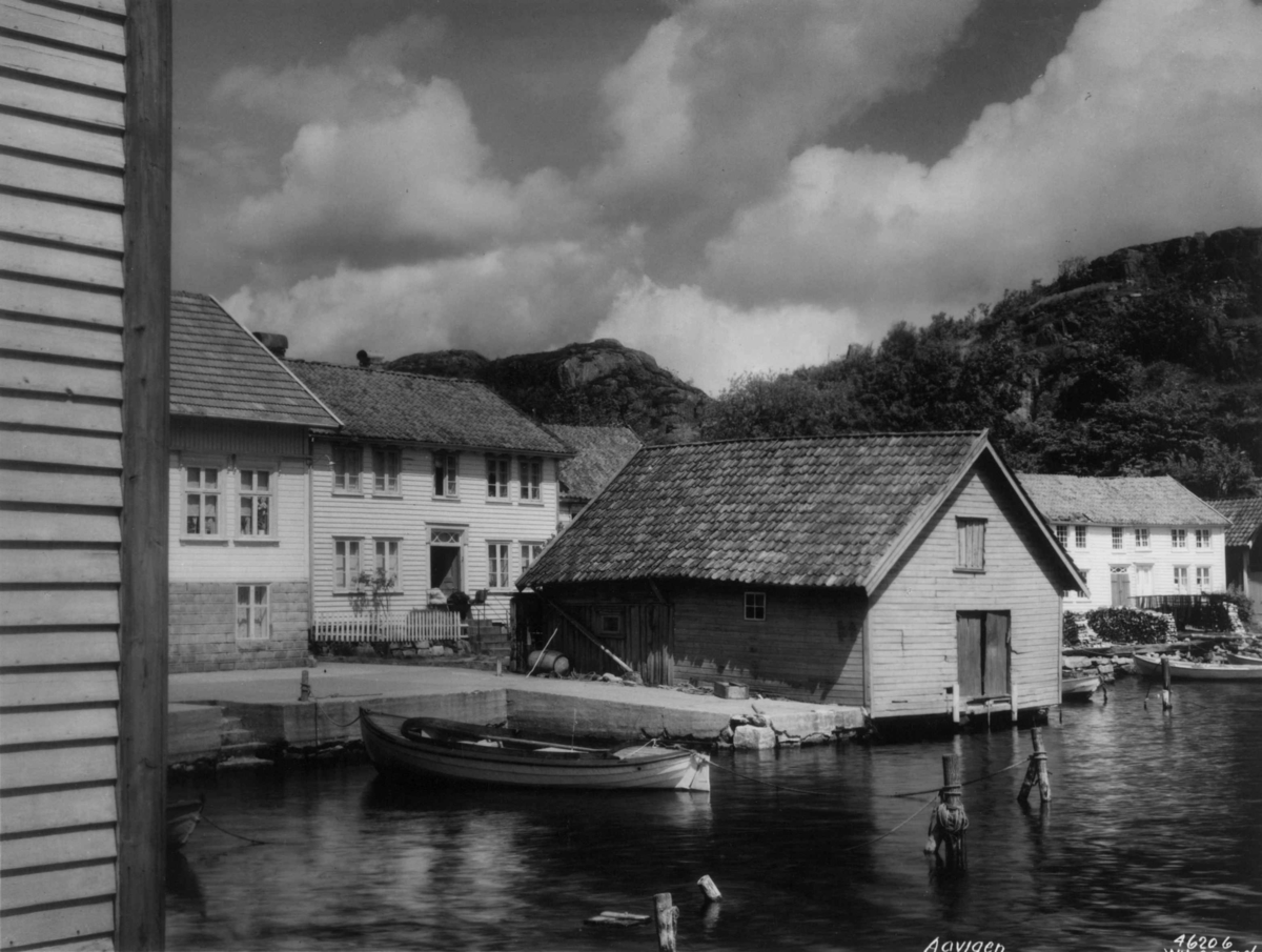 Anders Beer Wilse, Wilse original, bebyggelse, samferdsel, båt, Åvik