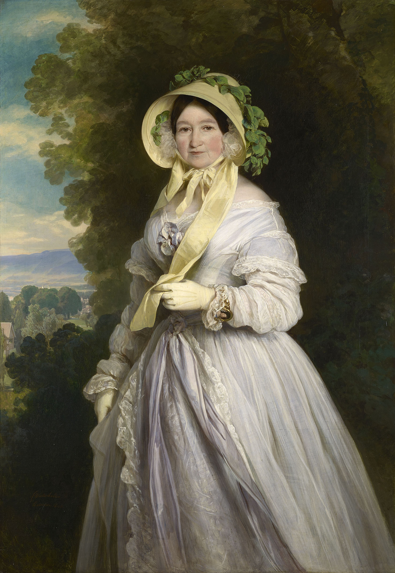 Franz Xaver Winterhalter, Portrait of Juliane, Princess of Saxe-Coburg-Saalfield