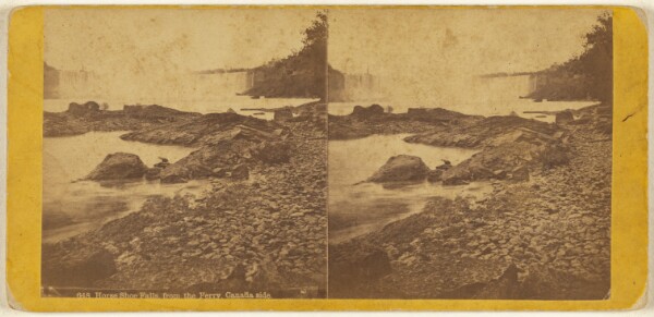 Edward Bierstadt, Horse Shoe Falls, from the Ferry, Canada side.