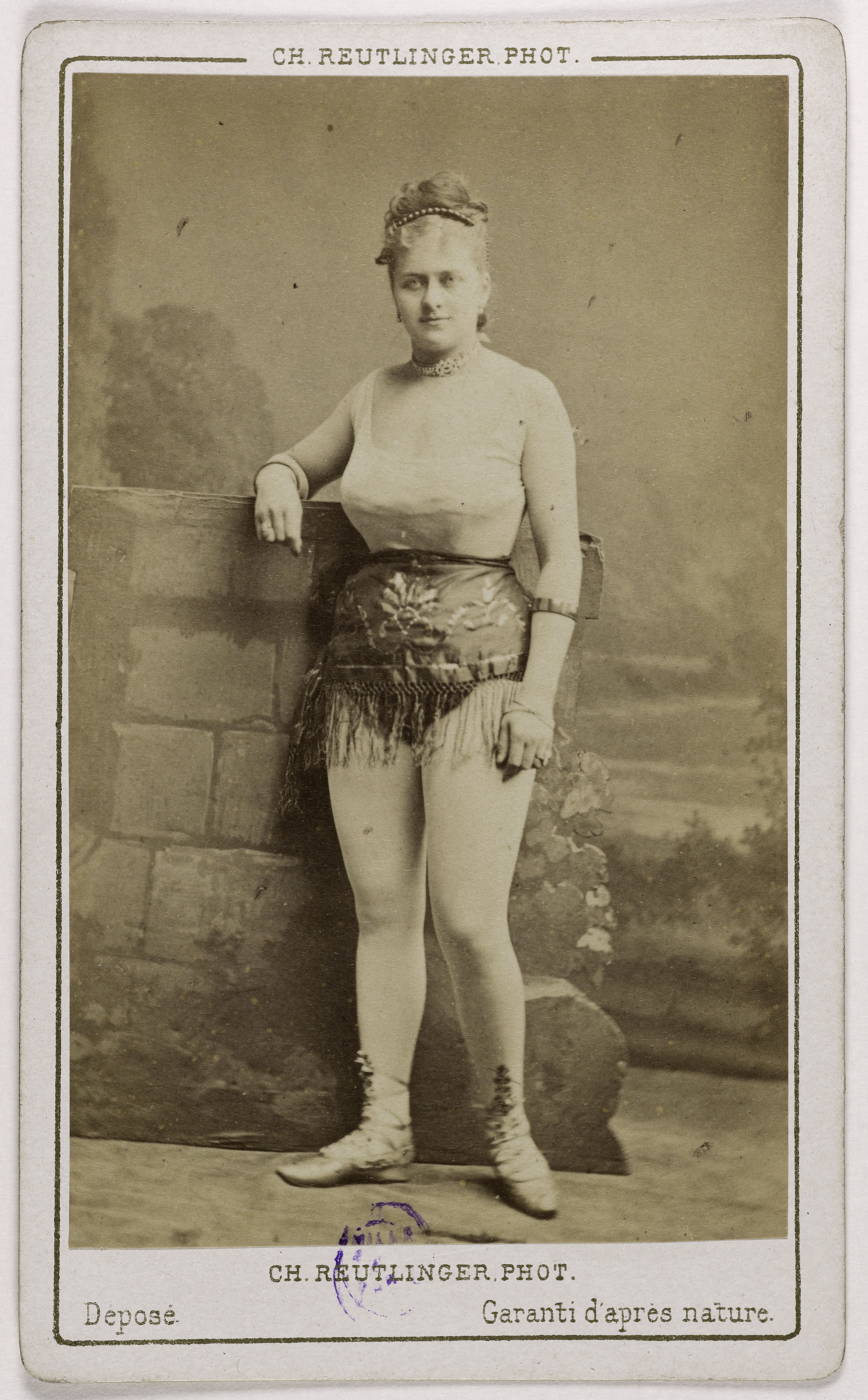 Charles Reutlinger, Portrait d'Amélie Bode (actrice)