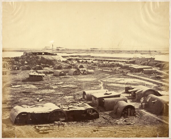 Felice Beato, [Interior of North Fort showing the Chinese Encampment]
