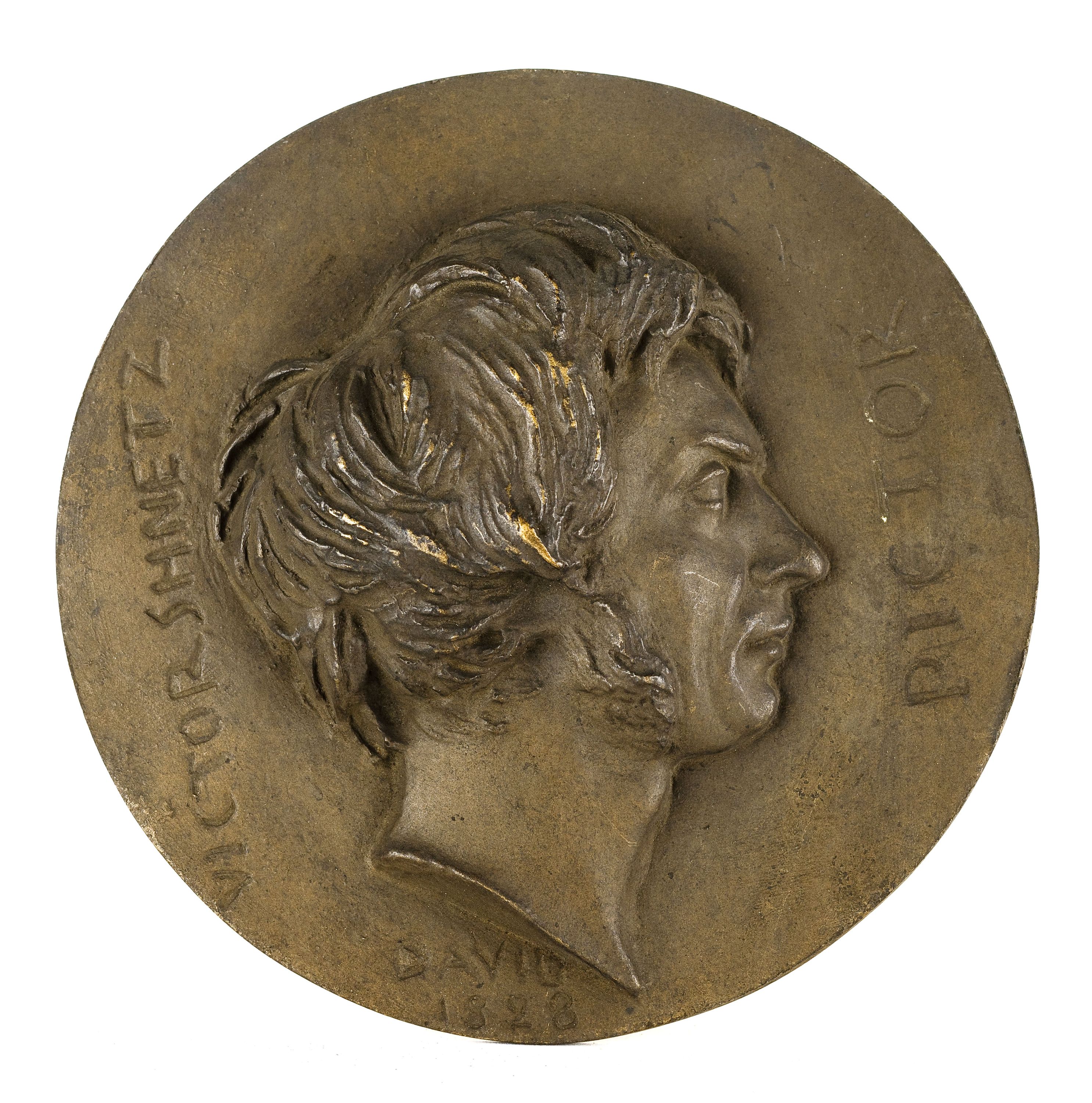 David d'Angers, Portrait de Jean-Victor Schnetz (1787-1870), peinntre
